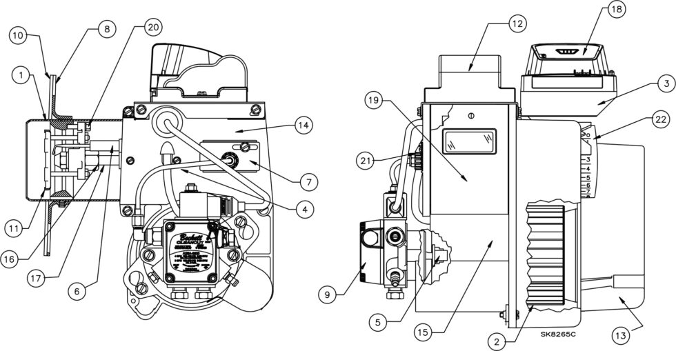 Replacement Parts for AFII Oil Burner Beckett Corporation