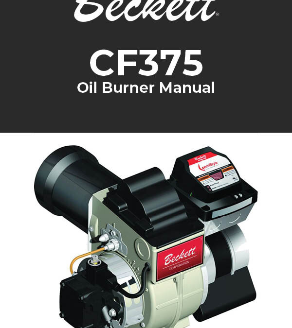 Burner Manual: CG375 Oil Burner | 1.65 to 3.75 GPH | AC Power